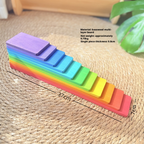 Rainbow Block Large Wooden Stacking Music Baby Early Education Toy 225