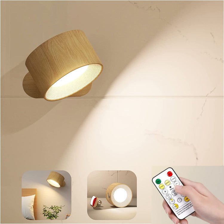 USB charging wall light LED bedside reading book light charging portable touch adjustable night light magnetic suction cabinet light 575