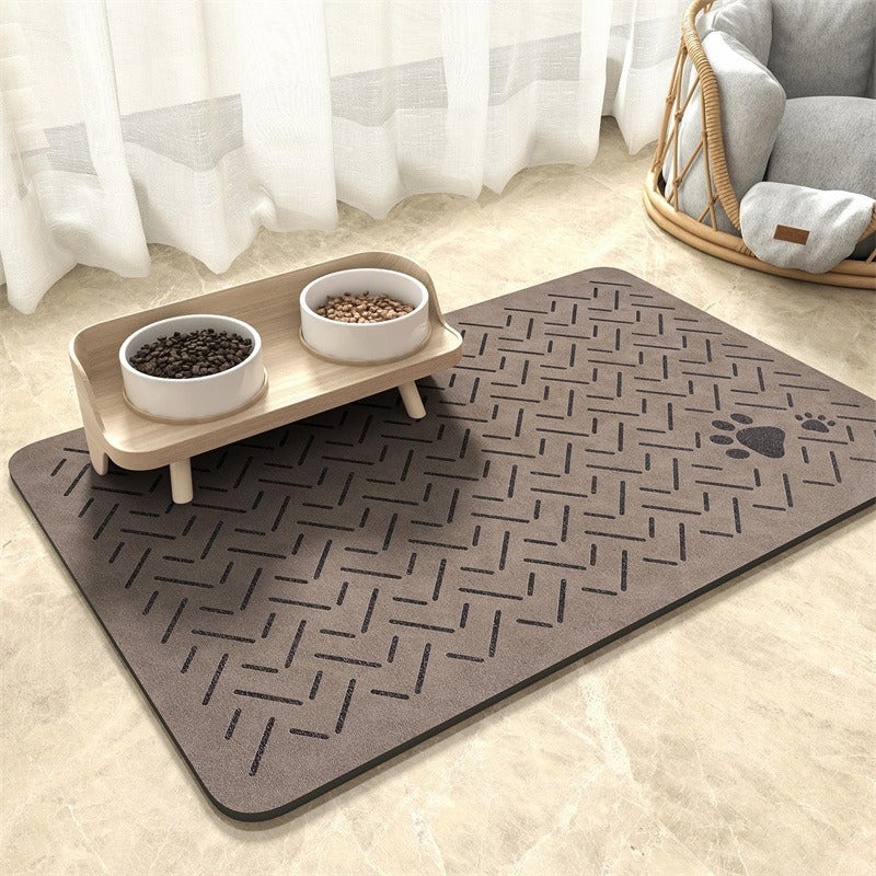 Diatom mud pet feeding splash proof pad for cats and dogs, universal 303