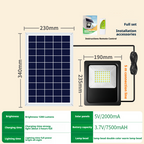 Solar powered floodlights and LED outdoor camping in the courtyard 040