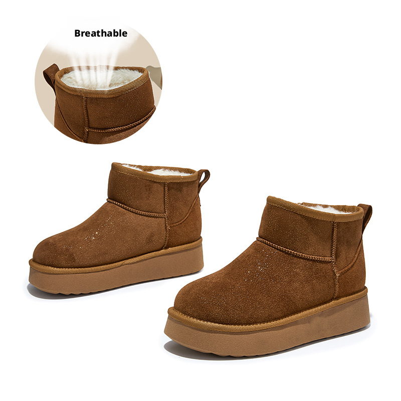 New Thick soled Shining Snow Boots for Women 047