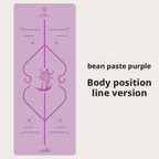 Thickened and widened double-sided non-slip natural rubber PU yoga mat for men and women 017