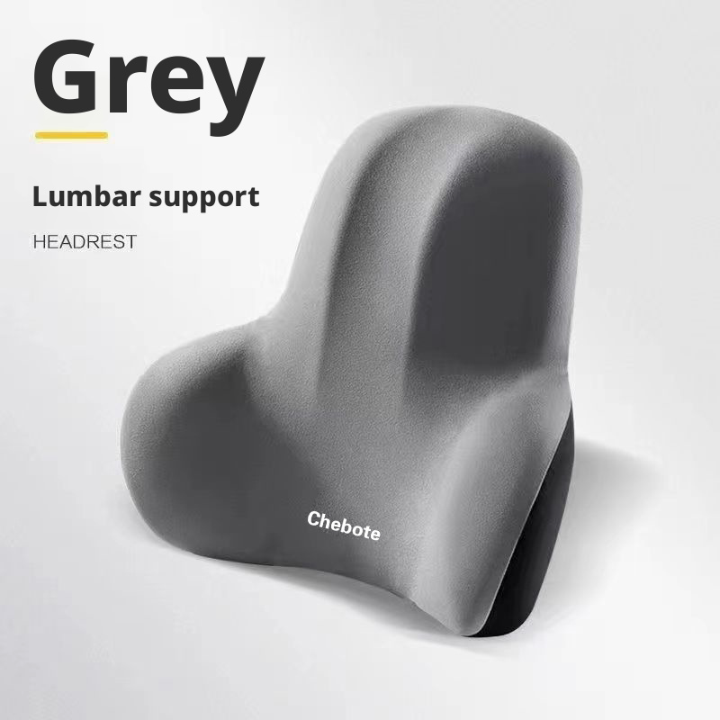 Car pillow, car backrest, memory foam seat cushion, lumbar support for long-term sitting 449
