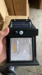 Solar tungsten filament lamp outdoor human body sensing courtyard wall lamp 039