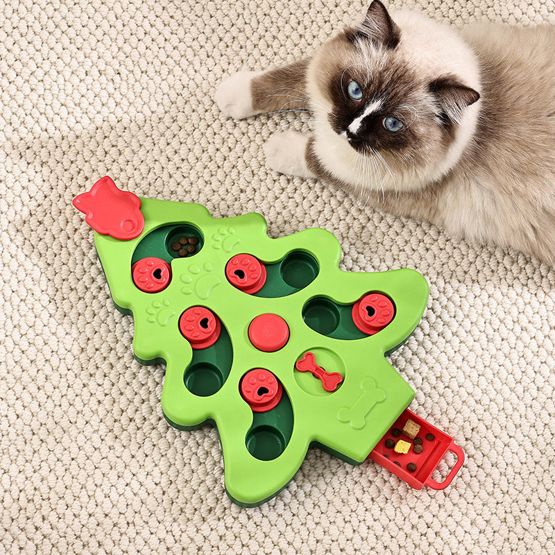 Dog puzzle toy feeder anti choking training bowl slow food bowl 340