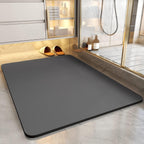 Soft diatomaceous earth absorbent mat  toilet door anti-slip quick-drying mat 018