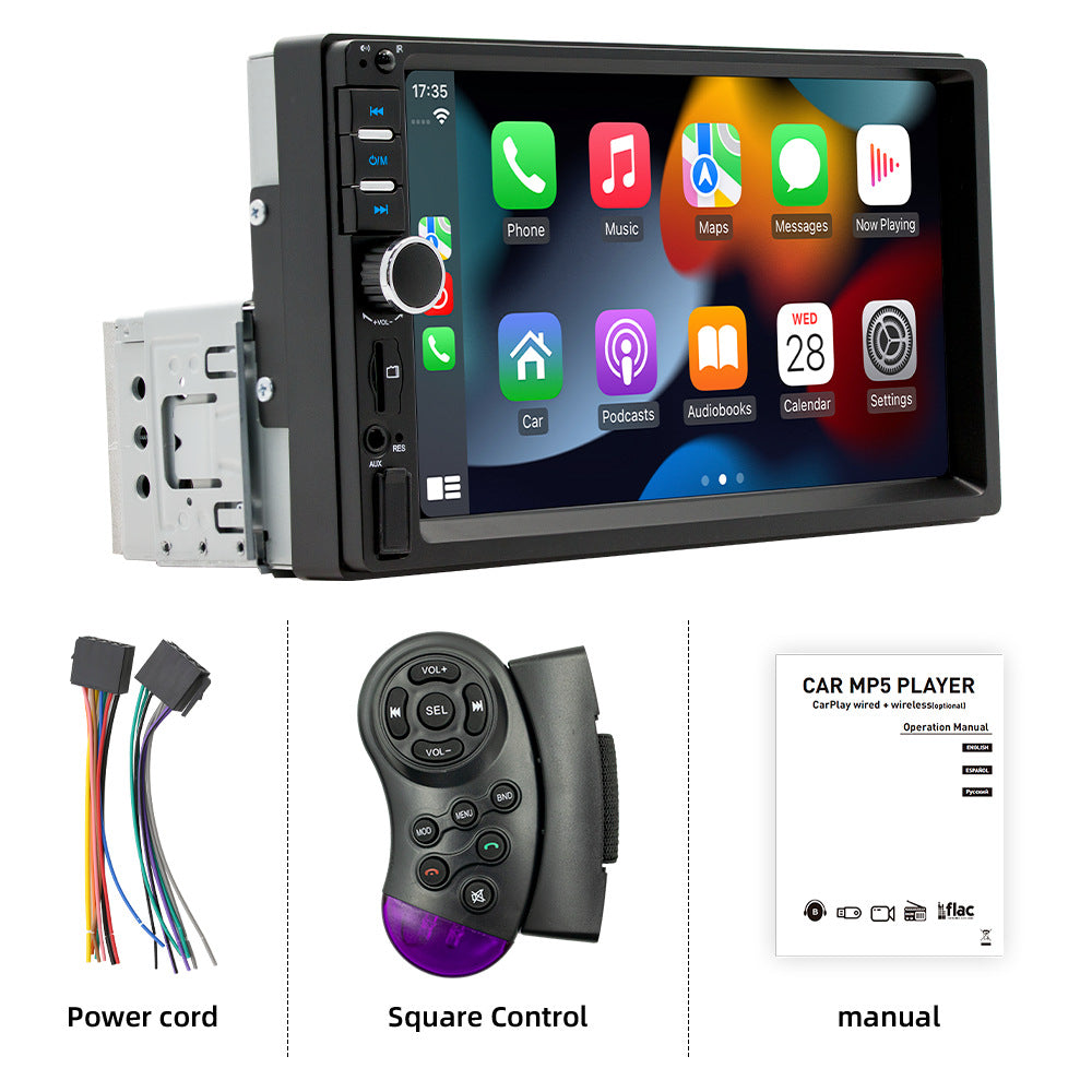 7-inch car MP5 player carplay car machine interconnection car Bluetooth central control car radio 384