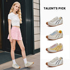 Breathable new leather low saturation German training women's shoes 045