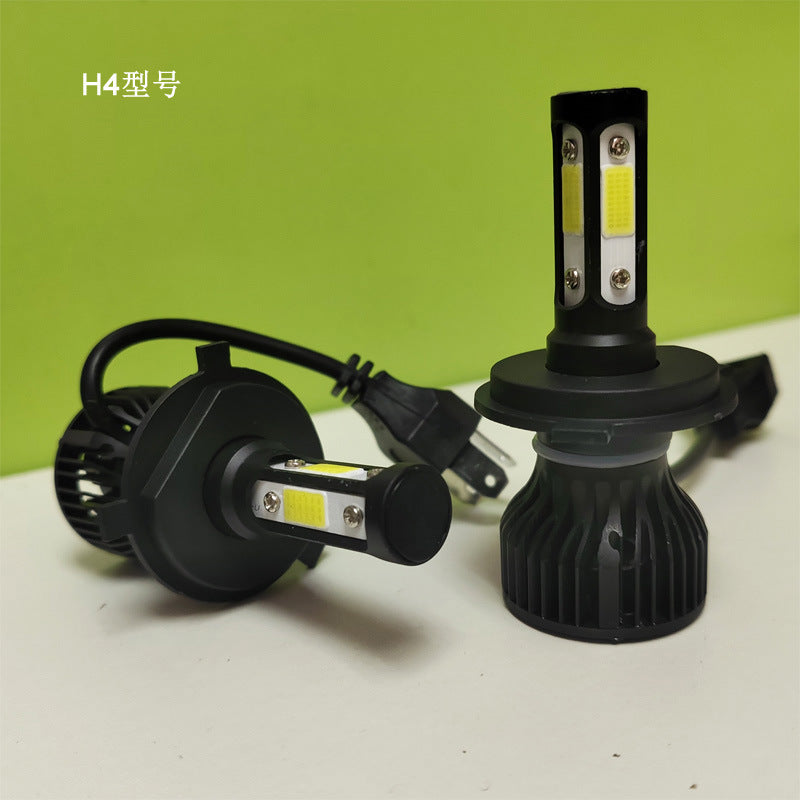 Four sided LED beads V7 car LED headlights H4 far and near integrated H13 9005 9007 car lights 571