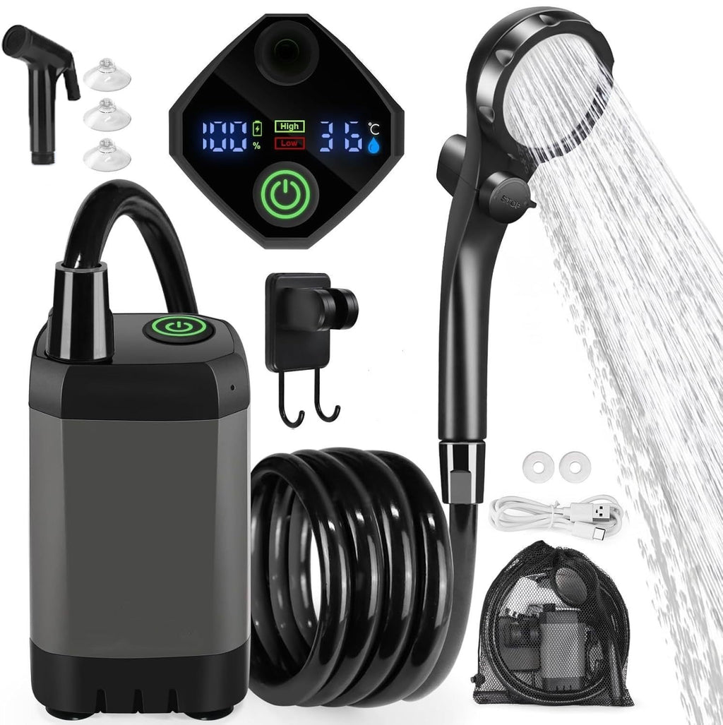 Outdoor shower, a simple bathing device for camping, construction sites, dormitories, and home use 511