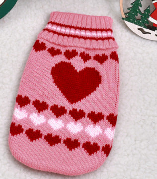 Pet sweaters winter clothing for cats and dogs 087
