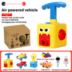 Air powered car, toy car, children's early education balloon, sliding car 191