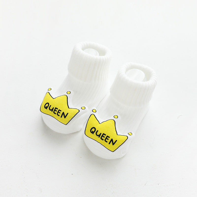 Spring and Autumn Children's Socks Boneless Loose Mouth Baby Middle Socks 069