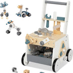 Learn walking toys with wheels and wooden baby strollers 6-12 months old 205