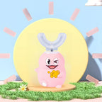 Children's electric toothbrush U-shaped baby sound wave soft fine hair 2-12 years old teeth guard 176