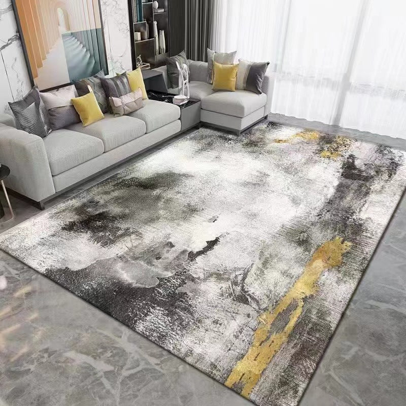 Carpet fully laid in the living room, sofa, coffee table mat, bedroom, and room, with a large area full of bedding edge blankets 581