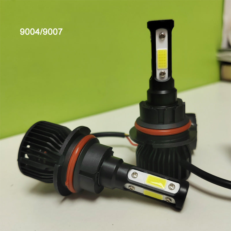 Four sided LED beads V7 car LED headlights H4 far and near integrated H13 9005 9007 car lights 571