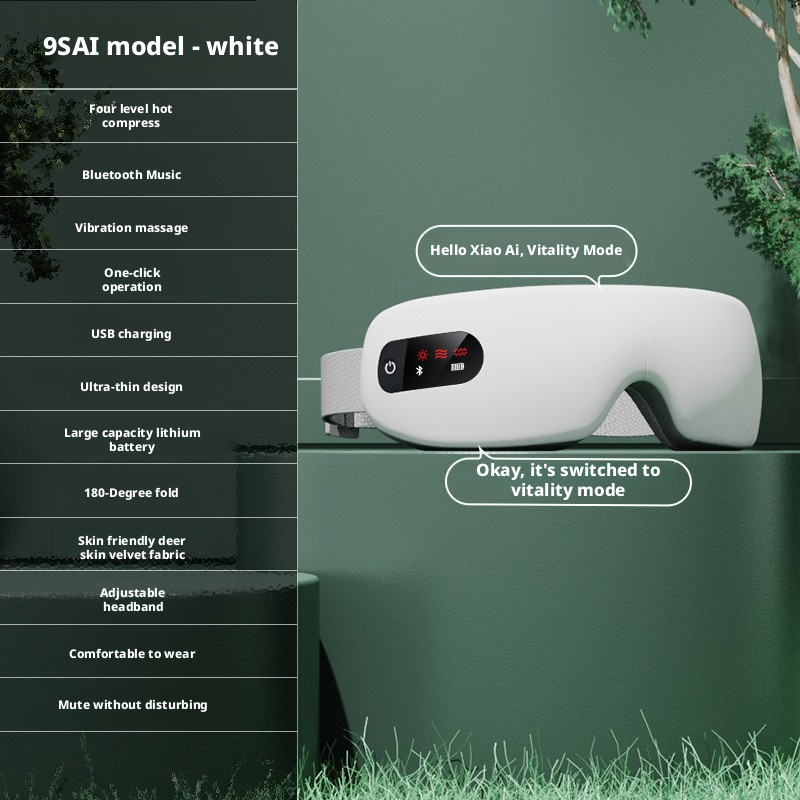 Eye massage device, intelligent eye protection device, hot compress vibration 247