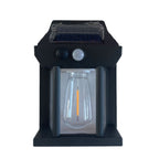 Solar tungsten filament lamp outdoor human body sensing courtyard wall lamp 039