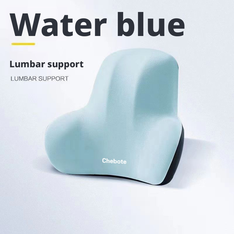 Car pillow, car backrest, memory foam seat cushion, lumbar support for long-term sitting 449