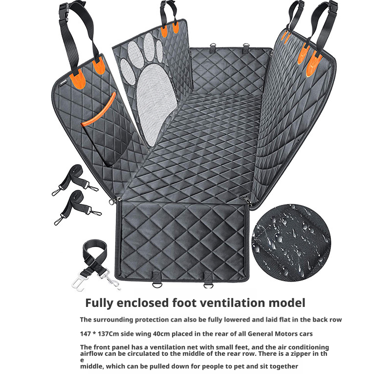 Pet car cushion, rear car seat, dog car pet nest 305