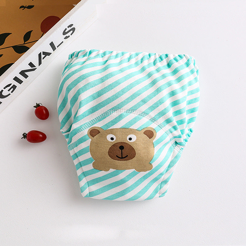 Baby gauze diaper waterproof and washable 076