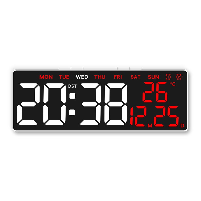 Hot selling LED alarm clock with multifunctional function, simple desktop clock, temperature display 591
