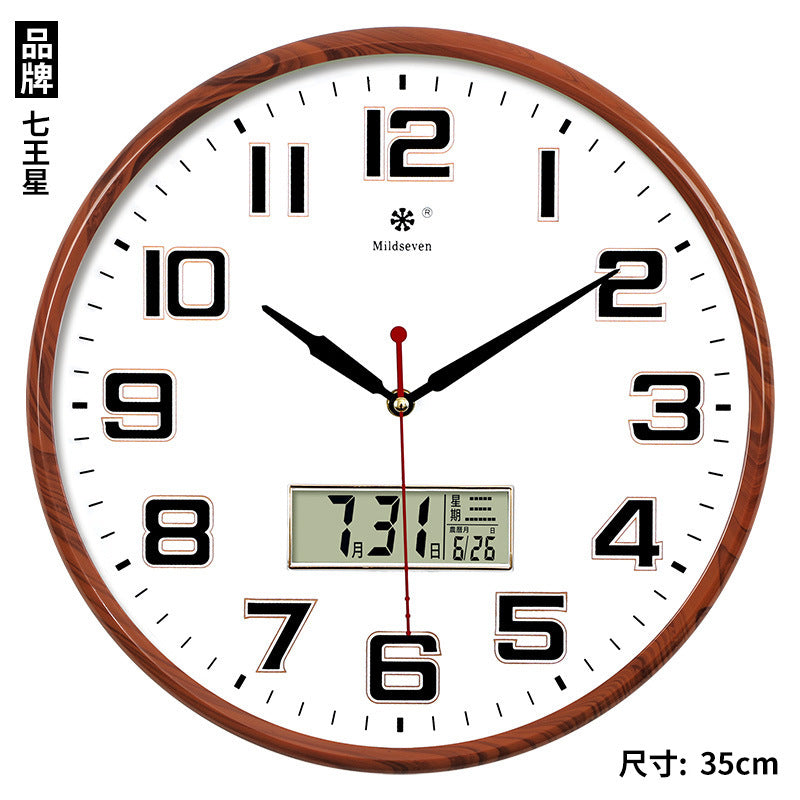 Clock Wall Clock Living Room Grand Creative Clock Wall Watch Simple Home Silent Electronic Quartz Clock Wall Watch 585