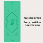 Thickened and widened double-sided non-slip natural rubber PU yoga mat for men and women 017