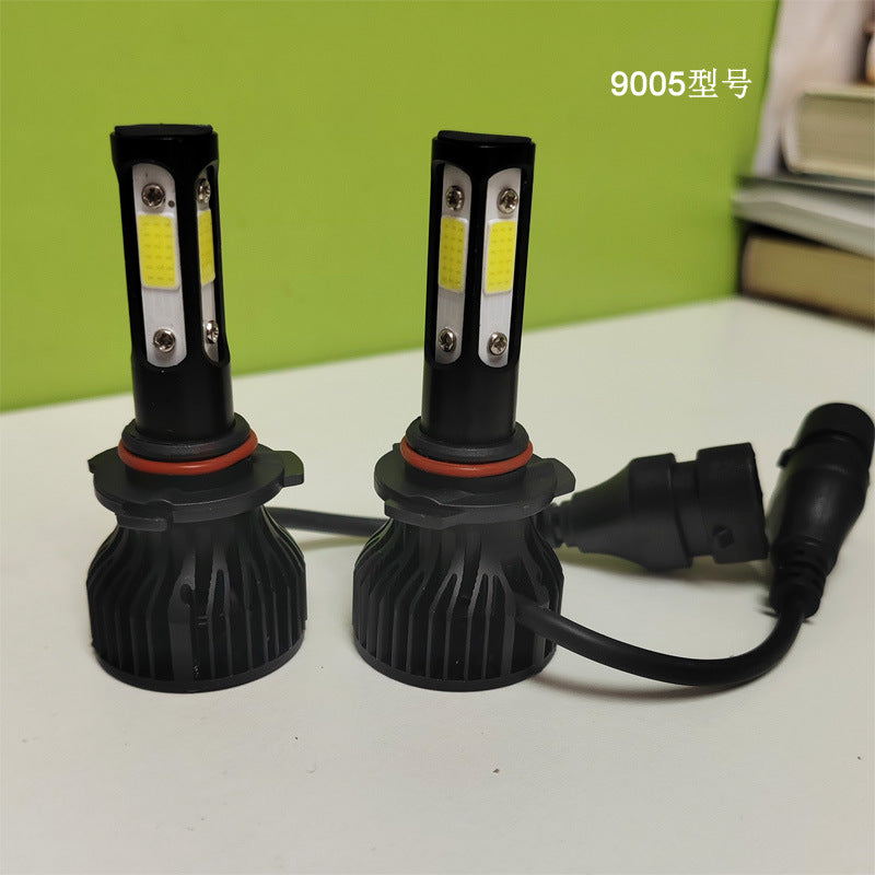 Four sided LED beads V7 car LED headlights H4 far and near integrated H13 9005 9007 car lights 571