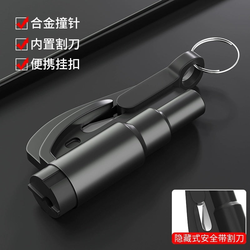 Car Safety Hammer Mini Window Breaker 3-in-1 Second Glass Shatter Multifunctional Escape Hammer 374