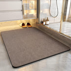 Soft diatomaceous earth absorbent mat  toilet door anti-slip quick-drying mat 018