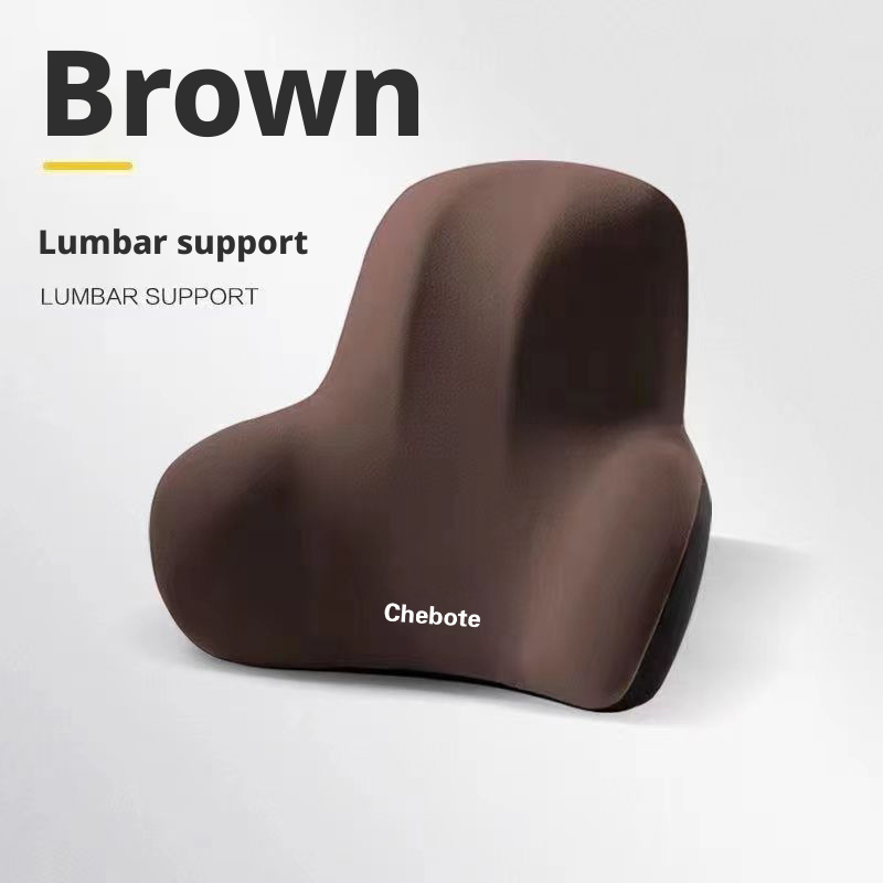 Car pillow, car backrest, memory foam seat cushion, lumbar support for long-term sitting 449