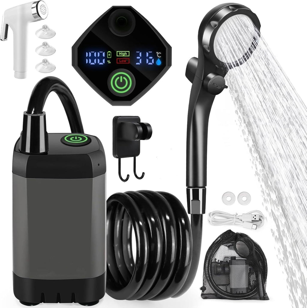 Outdoor shower, a simple bathing device for camping, construction sites, dormitories, and home use 511