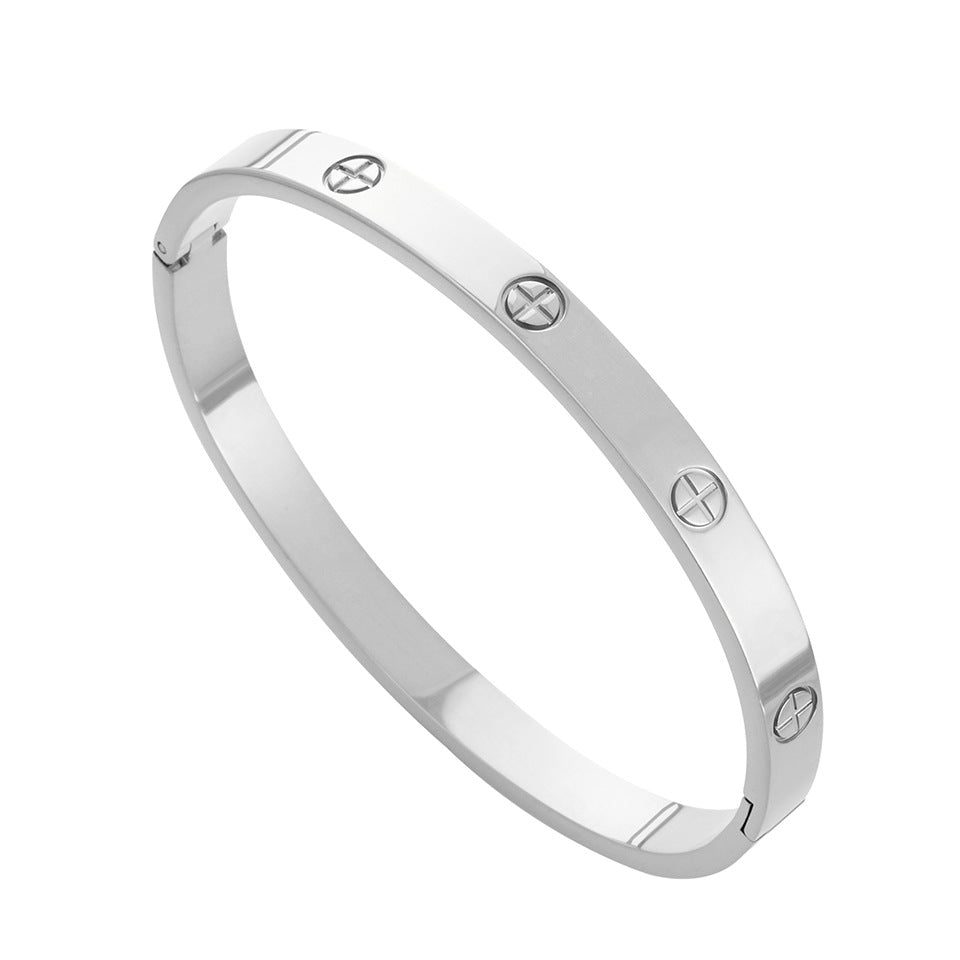 Fashionable zircon inlaid diamond bracelet set 287