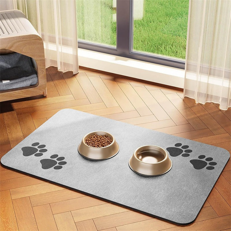 Diatom mud pet feeding splash proof pad for cats and dogs, universal 303