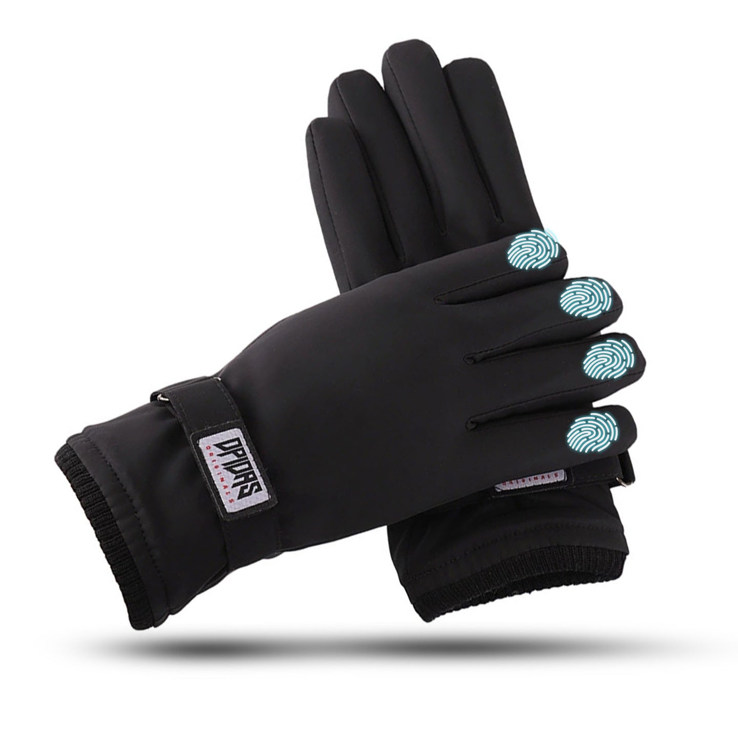 Men's winter warm gloves, fleece-lined, thickened, touchscreen gloves, non-slip warm gloves 526