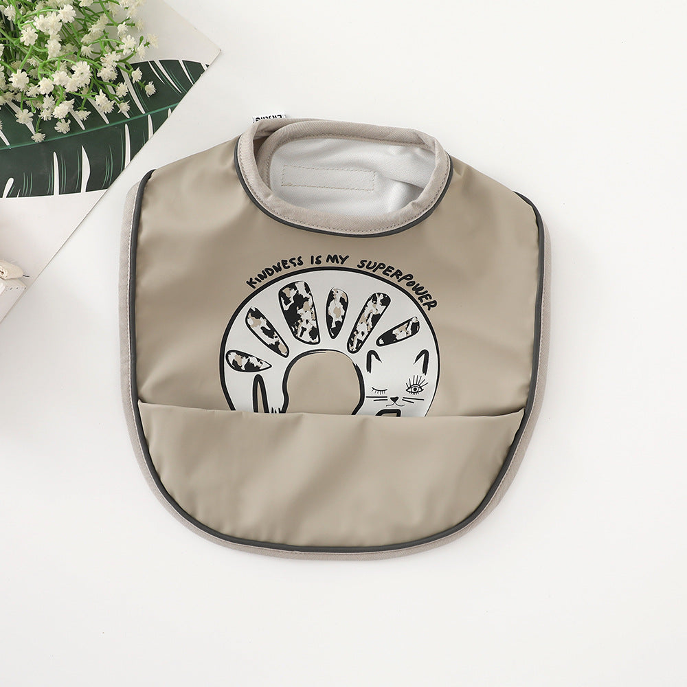 100 children's overalls with reverse dressing PU bibs 193