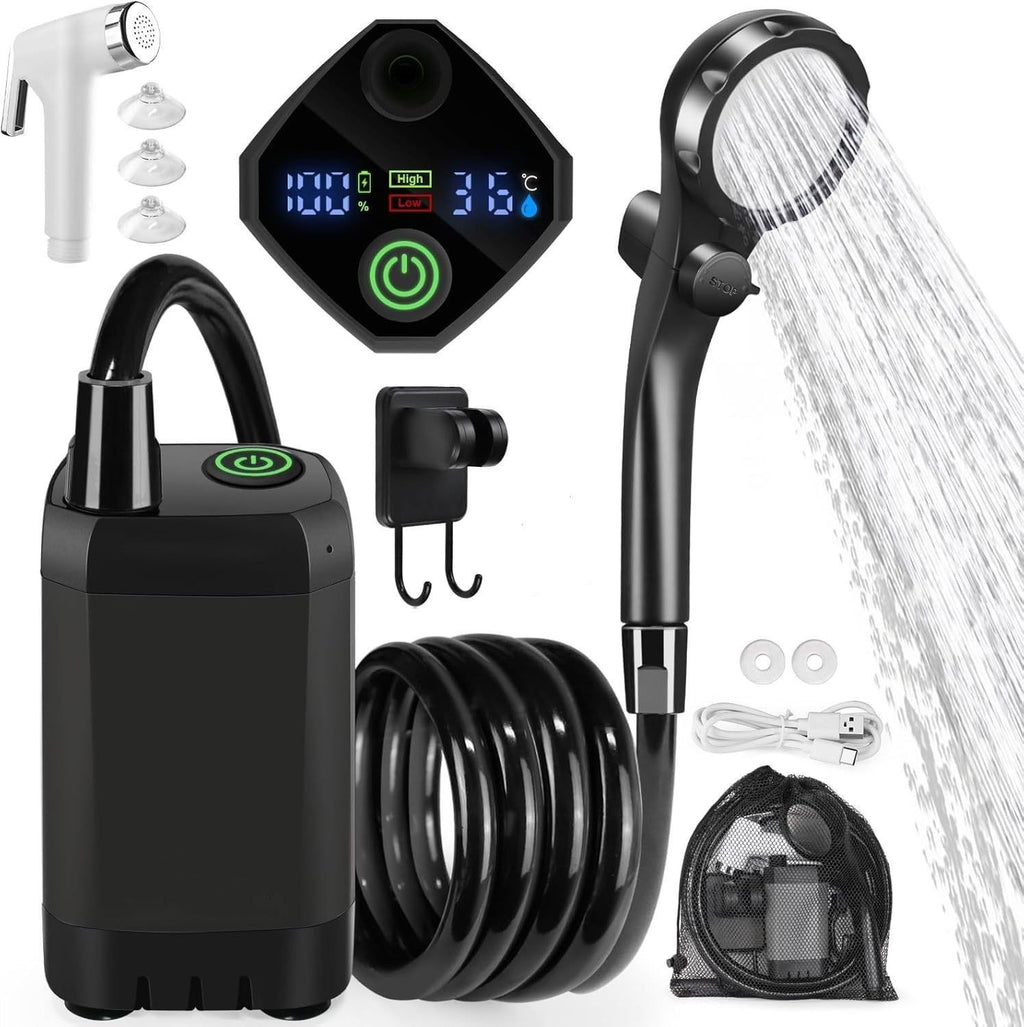Outdoor shower, a simple bathing device for camping, construction sites, dormitories, and home use 511