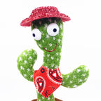 Dancing cactus, sand sculpture, electric plush toy that can twist, learn to speak, sing, and emit light 190