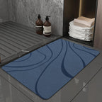 Soft diatomaceous earth absorbent mat  toilet door anti-slip quick-drying mat 018