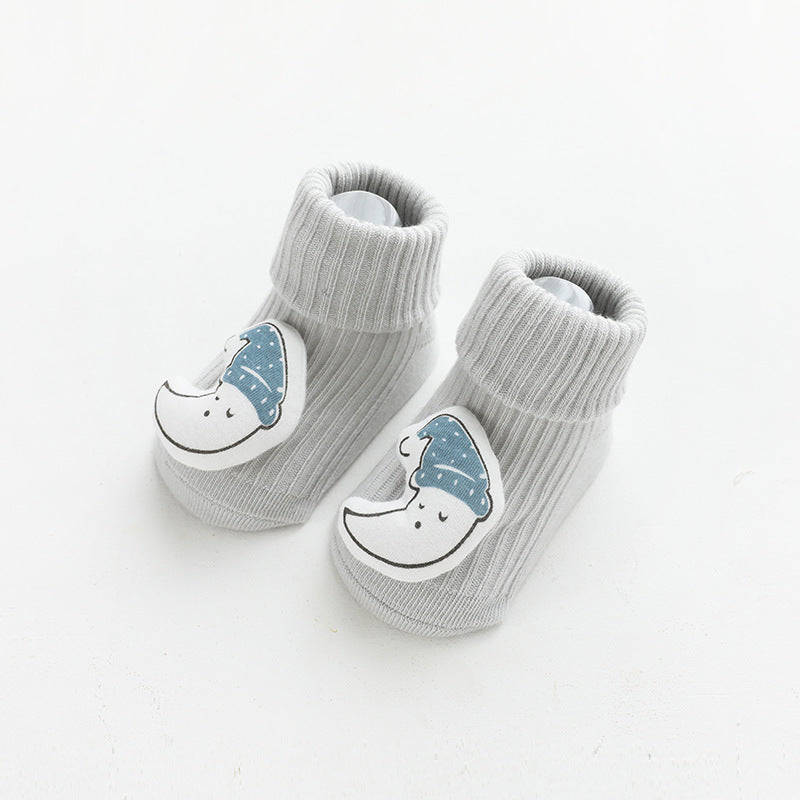 Spring and Autumn Children's Socks Boneless Loose Mouth Baby Middle Socks 069