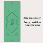 Thickened and widened double-sided non-slip natural rubber PU yoga mat for men and women 017