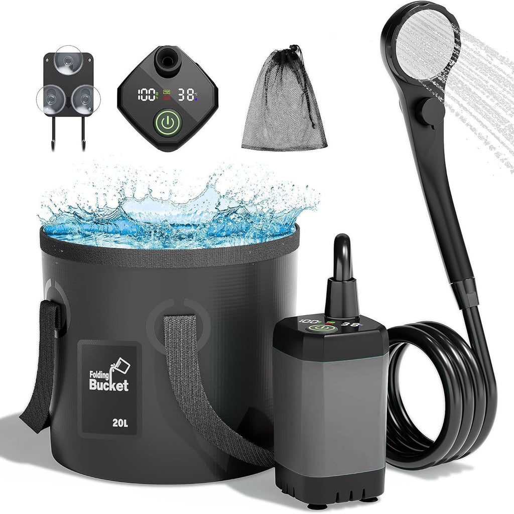 Outdoor shower, a simple bathing device for camping, construction sites, dormitories, and home use 511