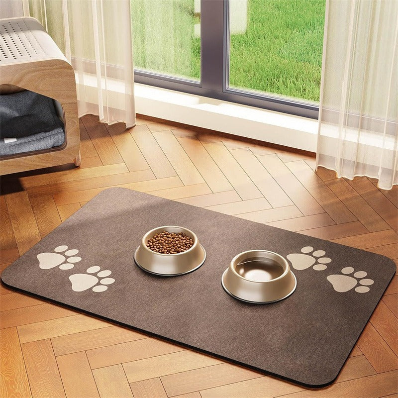 Diatom mud pet feeding splash proof pad for cats and dogs, universal 303