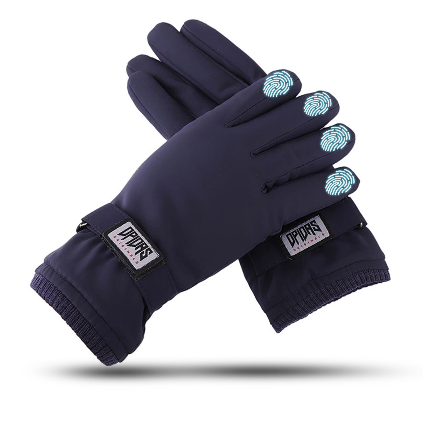 Men's winter warm gloves, fleece-lined, thickened, touchscreen gloves, non-slip warm gloves 526