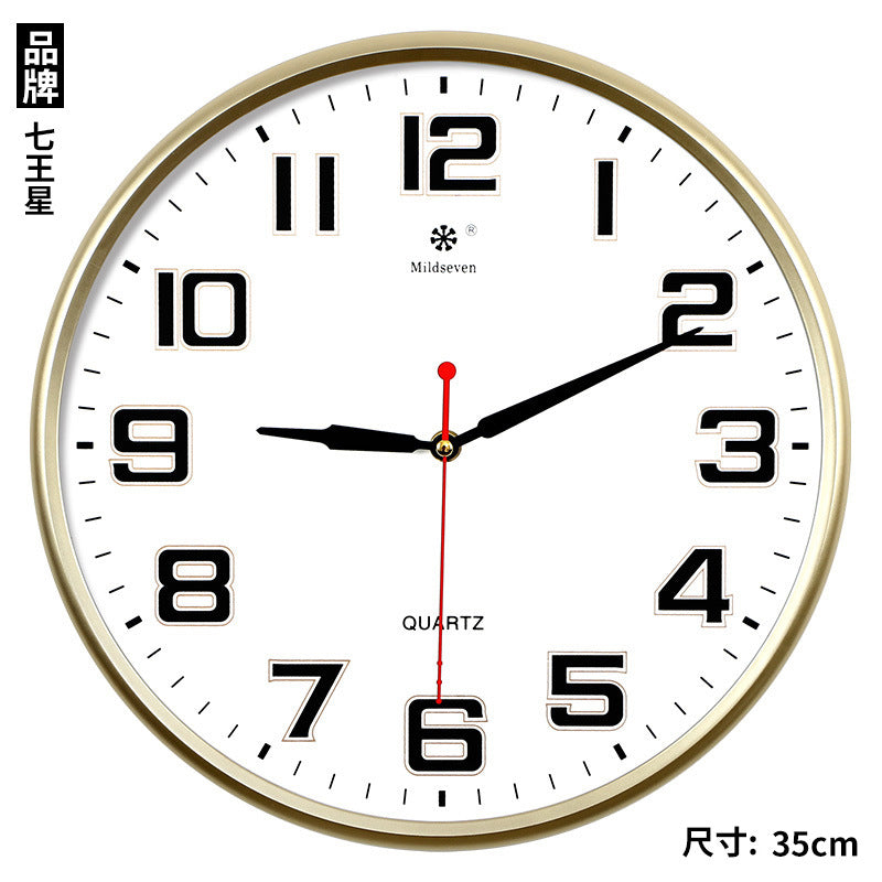 Clock Wall Clock Living Room Grand Creative Clock Wall Watch Simple Home Silent Electronic Quartz Clock Wall Watch 585