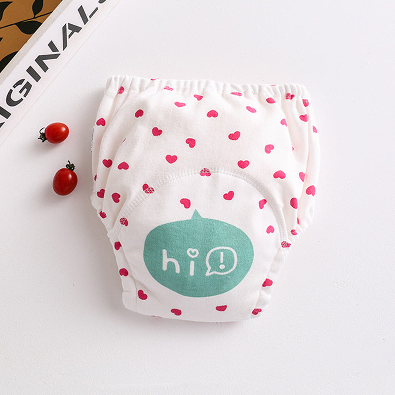 Baby gauze diaper waterproof and washable 076