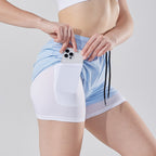 Sports shorts men's running marathon track and field loose three quarter pants 066