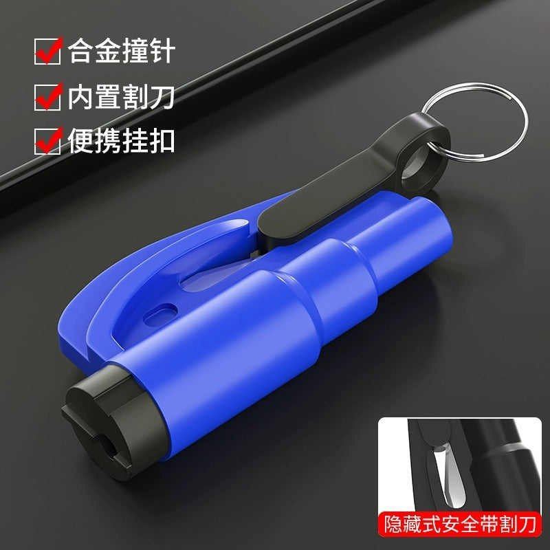 Car Safety Hammer Mini Window Breaker 3-in-1 Second Glass Shatter Multifunctional Escape Hammer 374